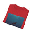 Minimalist Charcoal Whale T-Shirt with Soft Cotton, Crew Neck.