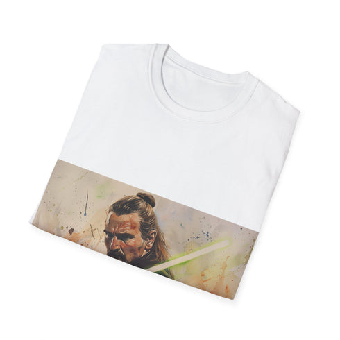 Legendary Jedi QuiGon Jinn Shirt in Charcoal, Size S, Regular Fit.