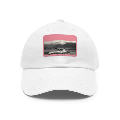 Elite Speedster Aston Martin DB5 Baseball Cap in White with Light Brown Patch