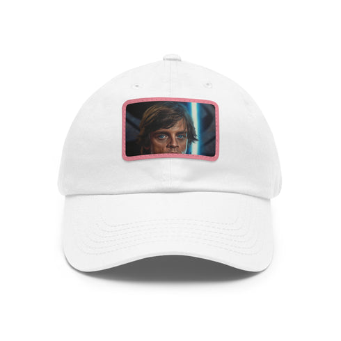 Galactic Jedi Baseball Cap with Light Brown Patch, Unisex Cotton Hat
