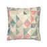 Soft Pastel Geometrics Pillowcase – Sleek modern design in soothing pastel colors for stylish bedroom decor