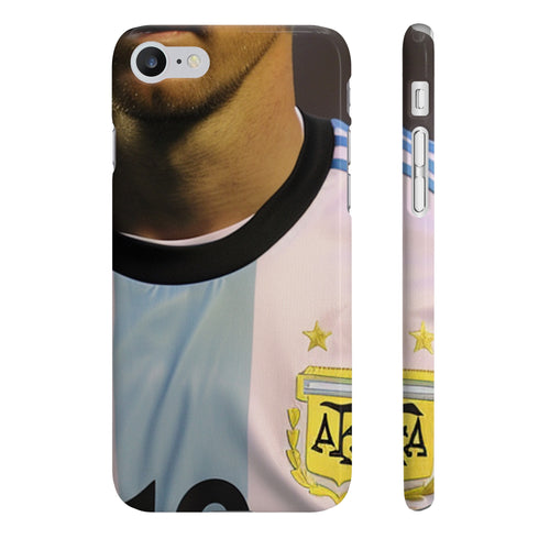 Messi Argentina pride phone case glossy slim Samsung iPhone 8.