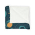 Deep Space Cosmic Nebula Seamless Plush Fleece Throw Blanket - View 5 | Prints With Passion