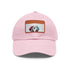 Dalmatian graphic white cotton rectangle baseball cap.
