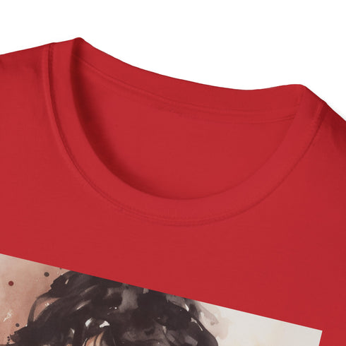 Paolo Maldini watercolor tee in Charcoal, Men's size Small.
