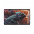 Chameleon Blending into Nebula Wall Gaming XXL Extended Desk Mat