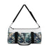 Artisan tile duffel bag with seamless tradition-meets-modern design for travelers.
