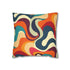 Vibrant Retro Waves Pillowcase - Funky seamless pattern in vibrant colors for stylish bedroom decor