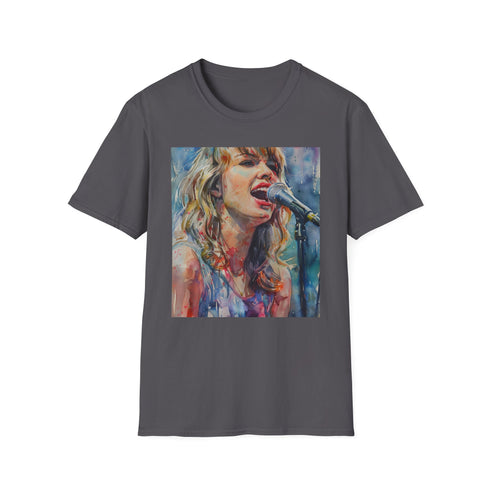 Taylor Swift concert T-shirt in Black 2XL, summer favorite DTG cotton blend.