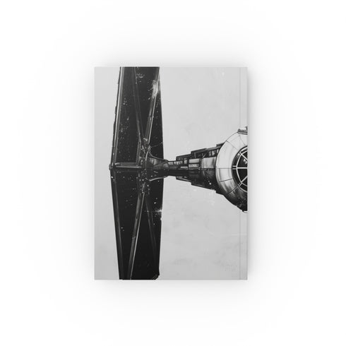 Sleek TIE Fighter Pilot Journal - Ideal for Star Wars fans and aspiring pilots, made with high-quality material. Great gift option!