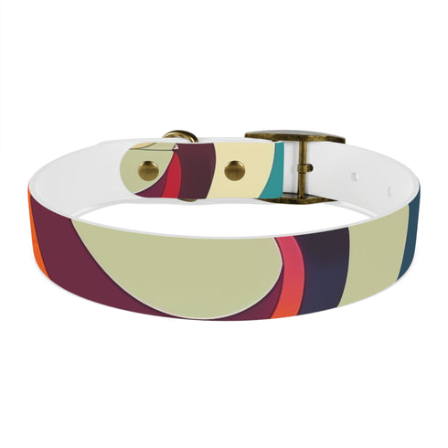 Retro Waves Dog Collar: Vibrant, Stylish and Fun!