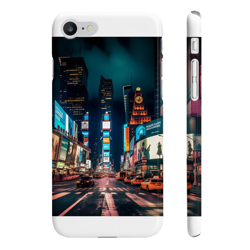 Bright Lights phone case, glossy finish for iPhone 7/8 Plus.