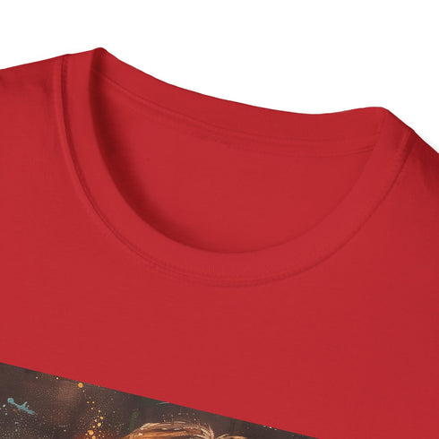 Han Solo Unisex Softstyle T-Shirt in Red, Small, Crew Neck, Cotton