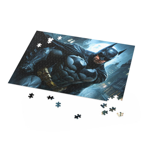 Batman Gotham City Puzzle featuring iconic scenes and characters from the Dark Knight.