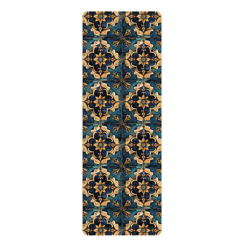 Tile-Inspired Yoga Mat
