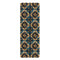 Artisan tile pattern rubber yoga mat for all levels practitioners.