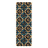 Artisan tile pattern rubber yoga mat for all levels practitioners.