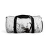 Stylish dancer and music note print small duffel bag.
