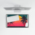 80s Retro Miami Neon Sunset — XL & XXL Desk Mat — Product Detail View 8