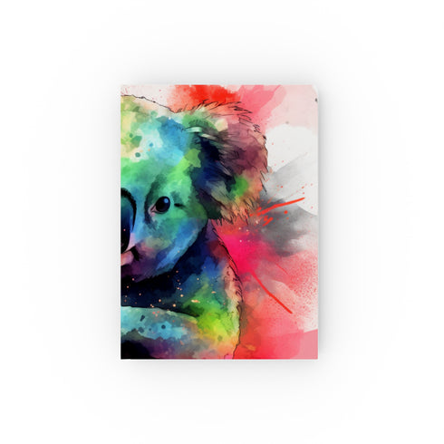 Koala Dreams Journal: Cute watercolor cover with koala bear design, perfect for travel memories and dreams. High-quality and stylish, makes a great gift! Shop now at PrintsWithPassion.com.