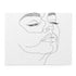 Captivating Face Line Art Puzzle for Relaxing Fun