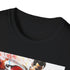 Shazam lightning logo charcoal t-shirt with regular fit for men.