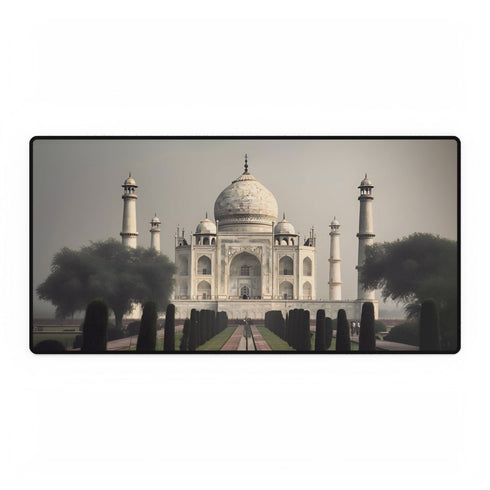 Taj Mahal Sunrise Reflection XXL Extended Desk Mat - View 1 | Prints With Passion
