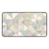 Stylish Pastel Geometrics Desk Mat - Chic soft colors for workspace decor
