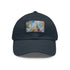 Chrysler Skyline Watercolor Cap in White with Light Brown Patch