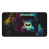 Vibrant neon gorilla watercolor desk mat for stylish organization