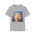 Watercolor Eiffel Tower T-shirt: Charcoal Mens Small.