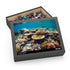 Vibrant coral reef puzzle with colorful marine life, 10 x 8.
