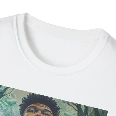 Reigning MVP Giannis portrait T-shirt in Charcoal, regular fit.
