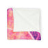 Dreamscape with Levitating Neon Leaves — Plush Fleece Throw Blanket — Product Detail View 11