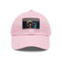 Neon Fusion Samuel L Jackson Watercolor Baseball Cap White Rectangle.
