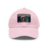Neon Fusion Samuel LJackson Watercolor Baseball Cap White Rectangle Unisex Vegan
