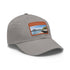 Komodo King Baseball Cap: White with Light Brown Patch, Island Inspired