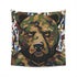 Vibrant Bape x Murakami Camo Tapestry: Urban Art Fusion for Your Walls