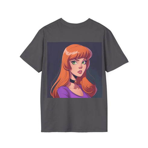 Charcoal Daphne Scooby-Doo Mystery T-Shirt, Cotton, Crew Neck, Regular Fit