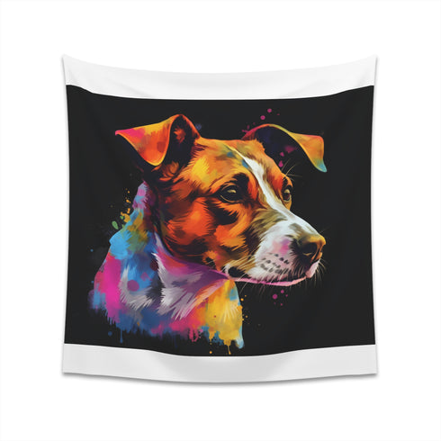 Jack Russell Joy Tapestry: Celebrate Boundless Energy - Perfect Gift, High-Quality Material | BenCPrints