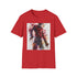 Charcoal cotton T-shirt featuring Freddy Krueger with haunting razor-sharp claws