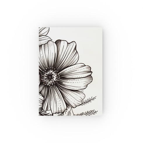 Floral Sketches: A Botanical Journal - Delicate hand-drawn flowers, perfect for nature-inspired writing and sketches. High-quality, versatile, makes a great gift. Shop now!