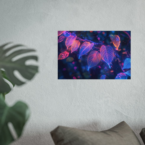 24 Dreamscape Levitating Neon Leaves