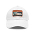 White baseball cap with Irish flag patch, perfect for showing heritage.