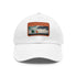 Emerald Isle Pride Baseball Cap in White with Light Brown Patch.
