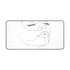Stylish Minimalist Face Desk Mat - Add modern touch to workspace with sleek line art design