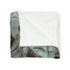 Spacesuit Blooming with Rose Petals Plush Fleece Throw Blanket