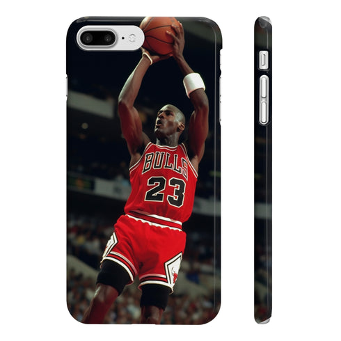 Chicago Bulls Legend Phone Case featuring Michael Jordan in classic jersey.