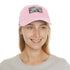 Chrysler Skyline Watercolor Cap, White & Light Brown, Rectangle, Unisex.