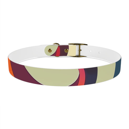 Retro Waves Dog Collar: Vibrant, Stylish and Fun!